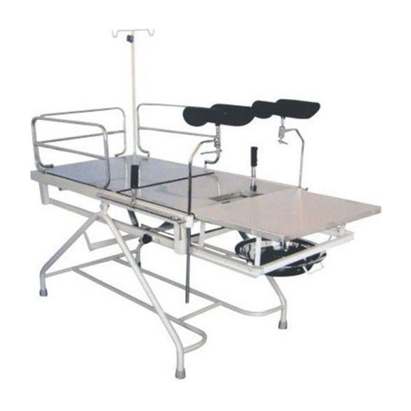 Labour/Delivery Tables Telescopic (Fixed Height) All Stainless Steel
