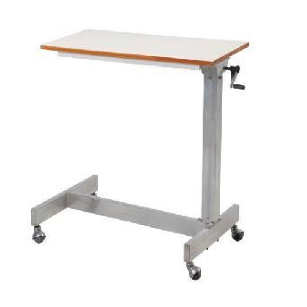 Over Bed Table Mayo's type S.S. (Adjustable height with Gear Handle)